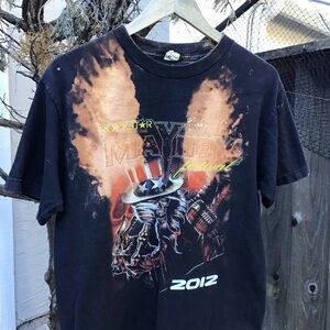 2012 Rockstar Mayhem Festival Slipknot Band T Shirt Black Medium Rock Band Tee